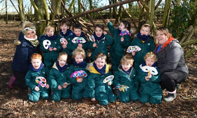 Housebuilder helps youngsters showcase their many talons with bird mask creations