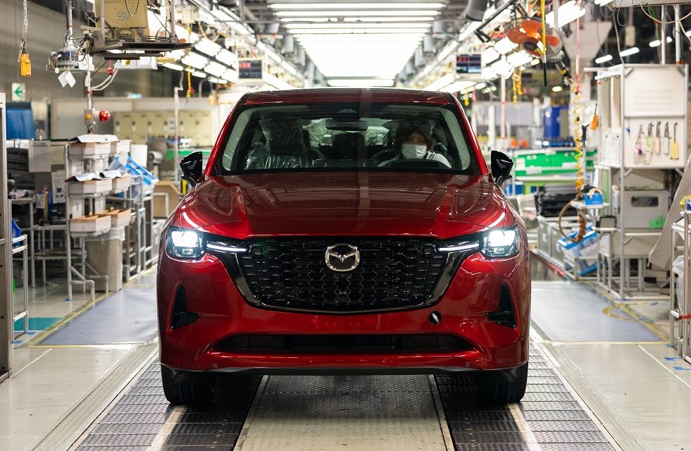 Production of the all-new Mazda CX-60 starts