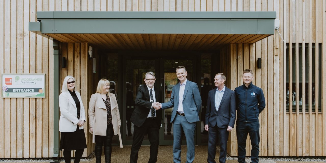 Henry Brothers hands over new Staffordshire University nursery and forest school