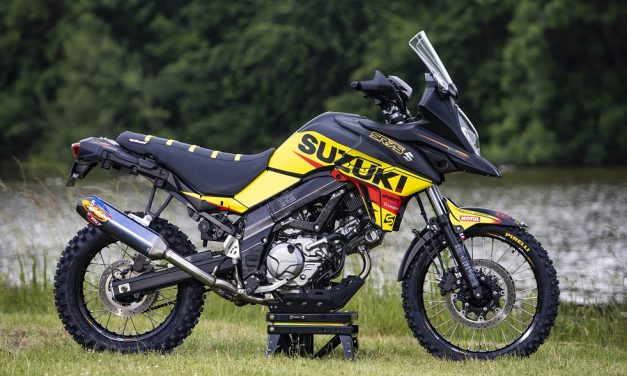 SR75 Suzuki adds supercross twist to project V-Strom 650XT