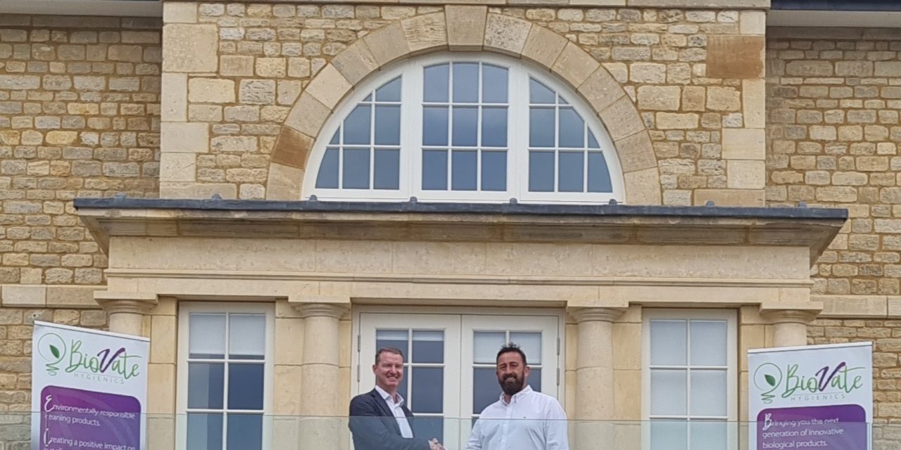 Northants firm Biovate Hygienics announces launch of catering ranges with foodservice giant Bidfood