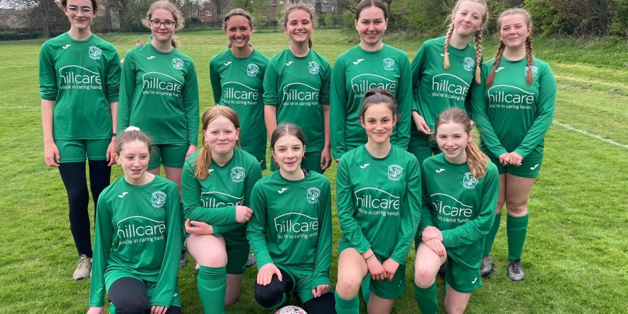 Girls’ football team sponsorship renewed by Hill Care