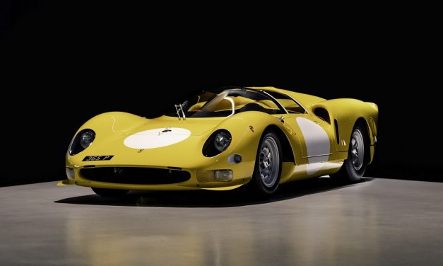 Ex-Surtees race-winner and rare Chinetti-commissioned Spider join Salon Privé’s Ferrari 75th Anniversary class