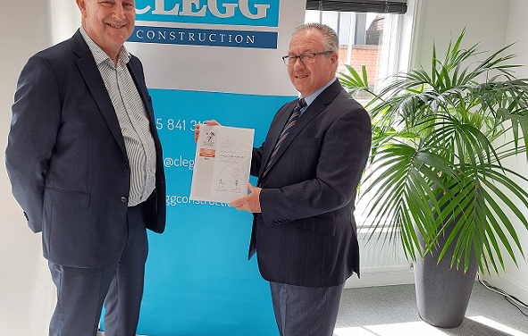 Clegg Construction recognised by Defence Employer Recognition Scheme