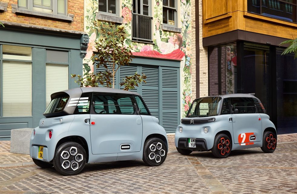 Ami 100% ëlectric orders open as Citroën announces new partnership with ubitricity