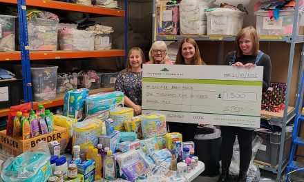Baby bank charity receives £1,500 backing from Oxfordshire homebuilder