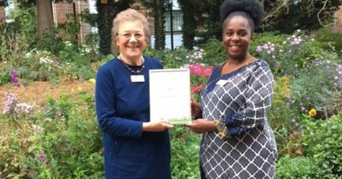 Inspirational” garden at Oadby based care home wins gold award following East Midlands in Bloom Awards 2022