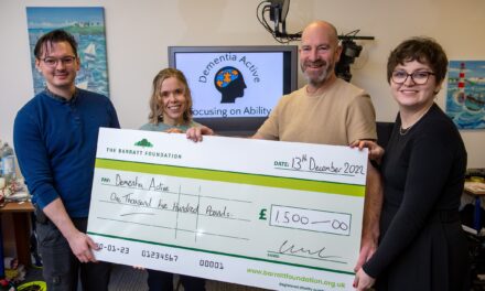 Developer takes action on dementia with donation to Banbury charity