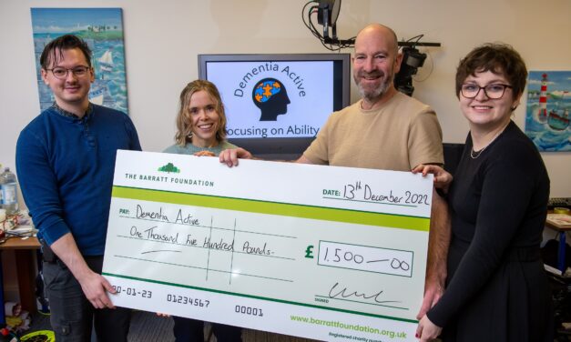 Developer takes action on dementia with donation to Banbury charity