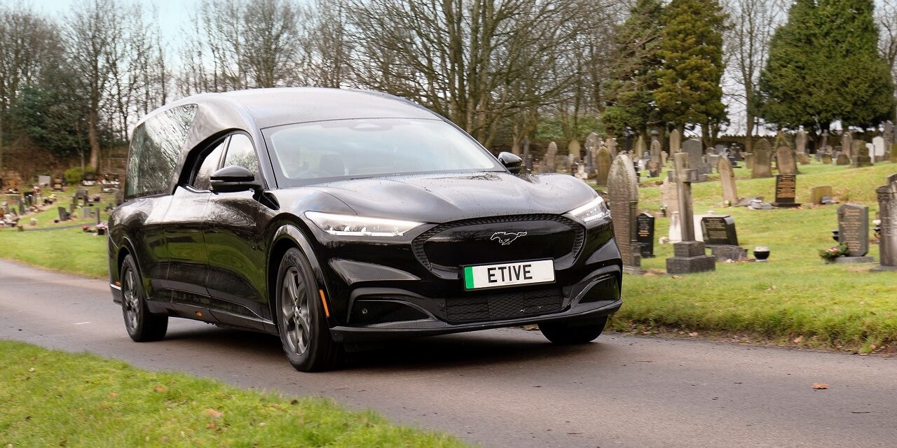 Coleman Milne unveils UK’s first electric hearse and limousine based on the Ford Mustang Mach-E
