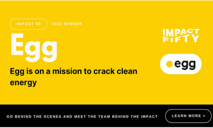 Clean Energy Solutions Provider Egg Wins Impact Fifty Award