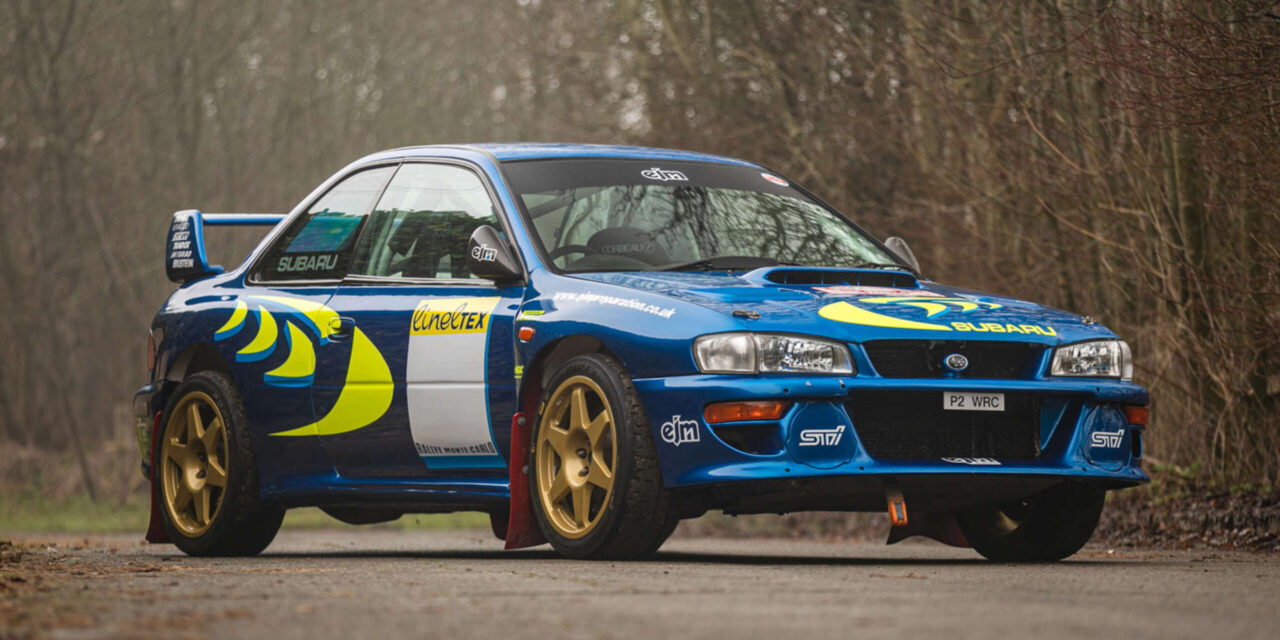 Historic Colin McRae Subaru rally car for sale – £340,000 – £380,000