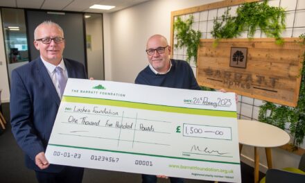 NOTTINGHAMSHIRE HOUSEBUILDER MAKES DONATION IN HONOUR OF EVIE’S LEGACY