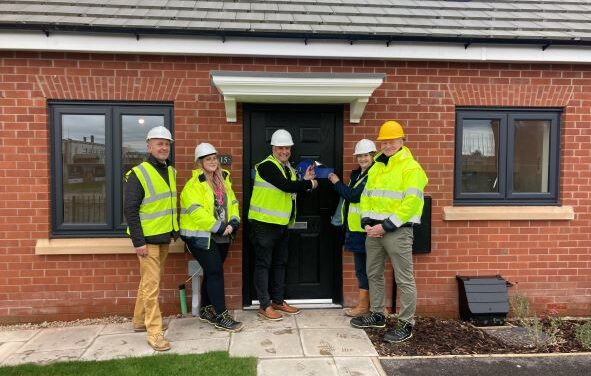 First Affordable homes handed over on former Rolls Royce site