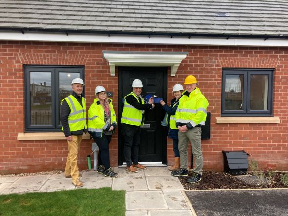 First Affordable homes handed over on former Rolls Royce site