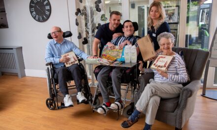 NURSING HOME RECEIVES CARE PACKAGE FROM NORFOLK HOMEBUILDER