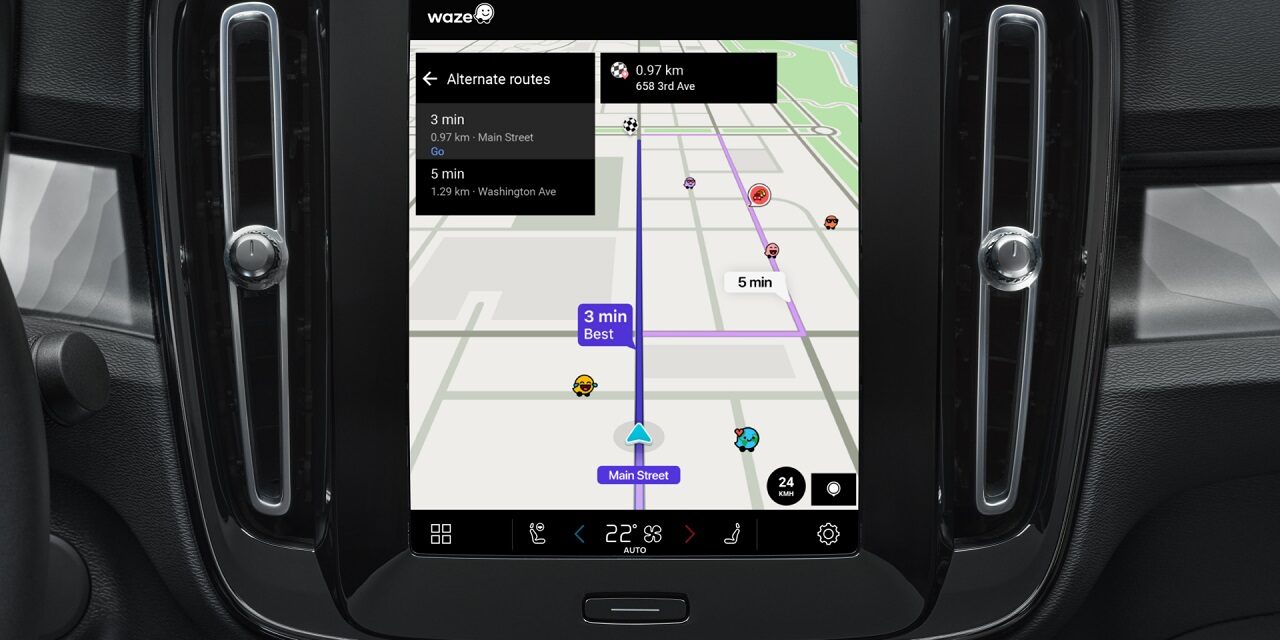 Waze app is now available in your Volvo car