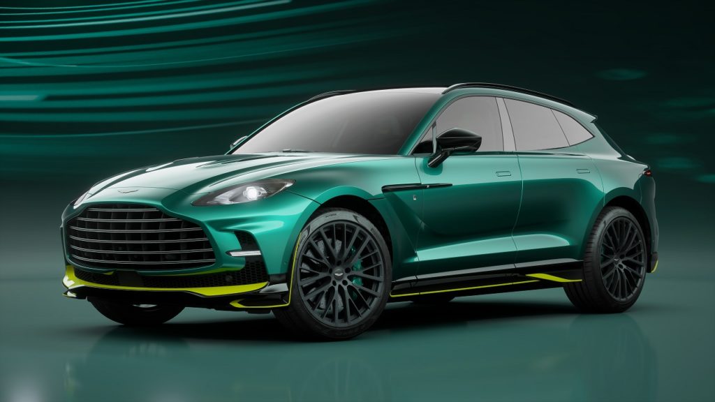 Aston Martin celebrates latest Formula 1® success with racecar-inspired new look for DBX707