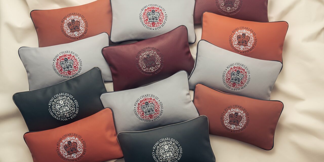 Bentley’s Coronation Cushions – Fit for a King