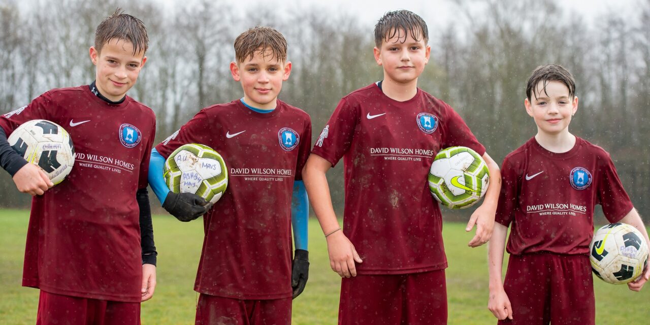 ASHBY UNITED FOOTBALL CLUB SCORES KIT SPONSORSHIP FROM HOMEBUILDER