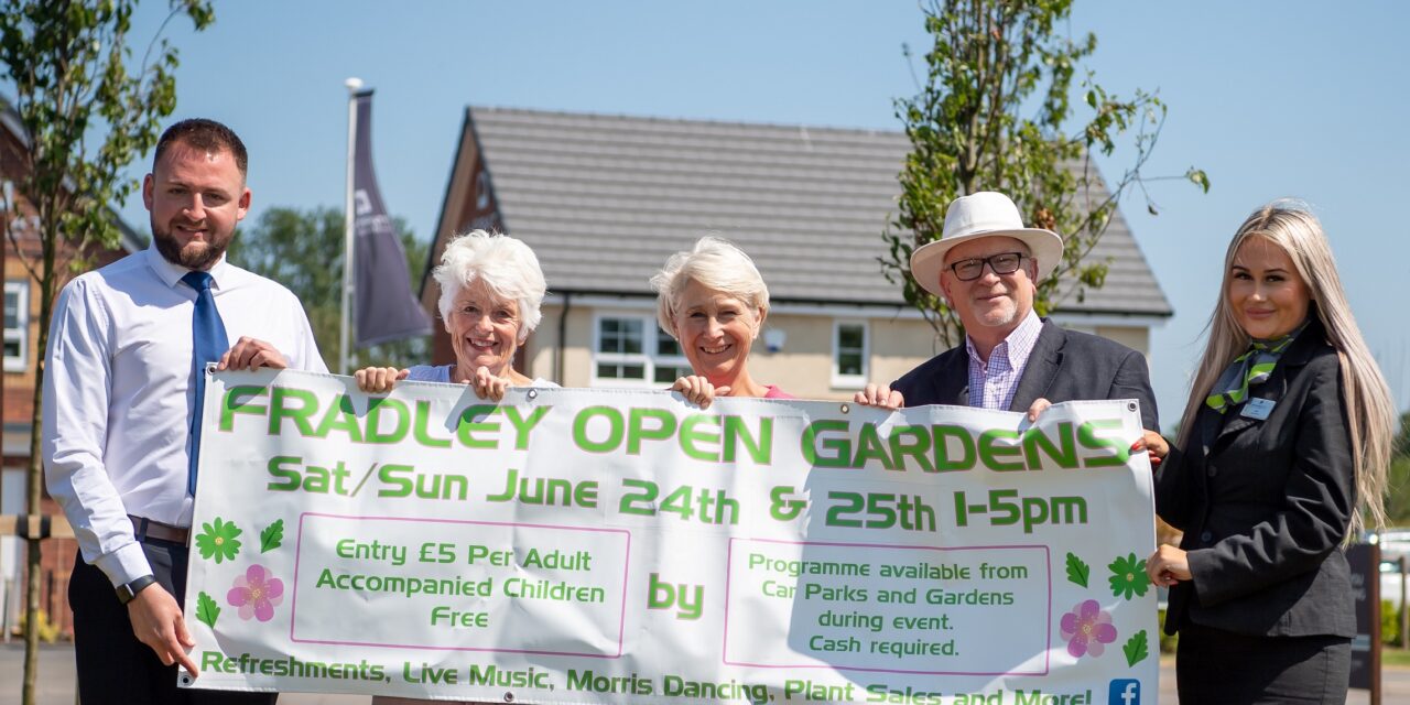 Staffordshire developers make grand gesture to open garden event