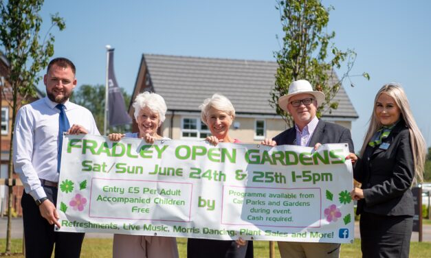 Staffordshire developers make grand gesture to open garden event