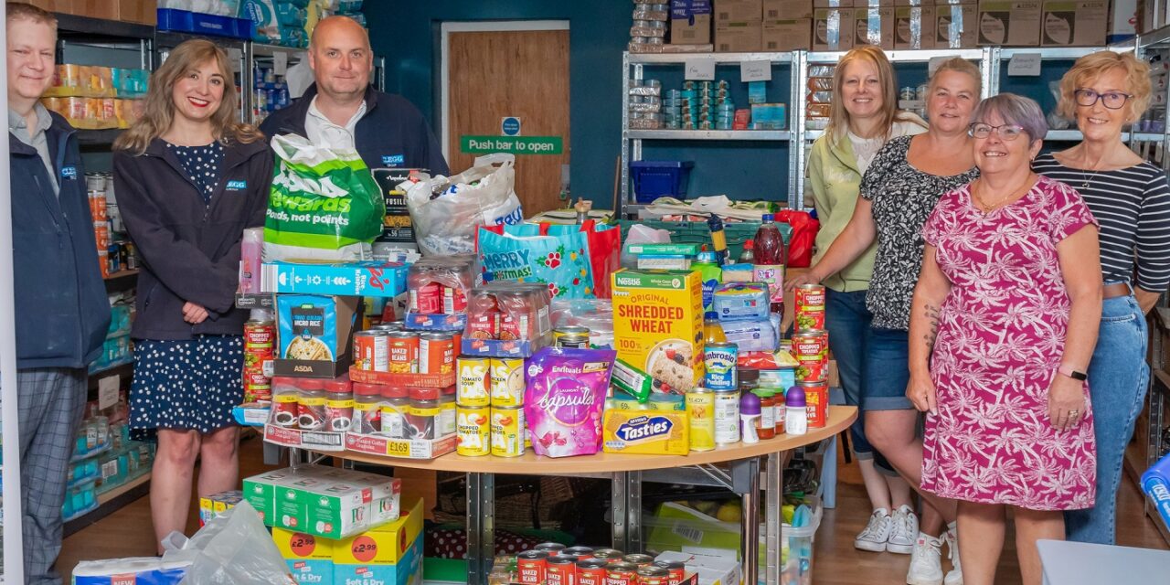 Clegg Construction donates to Yorkshire food bank