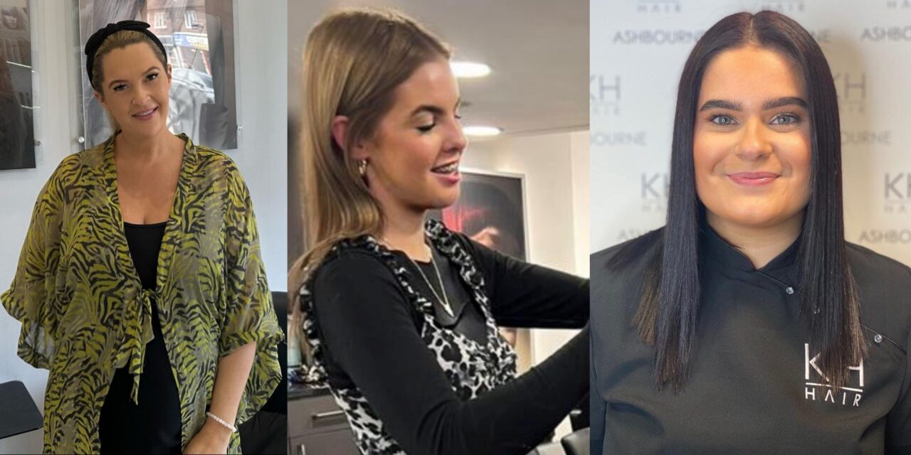 A hat trick for KH Hair as three stylists progress to UK finals of top hairdressing awards