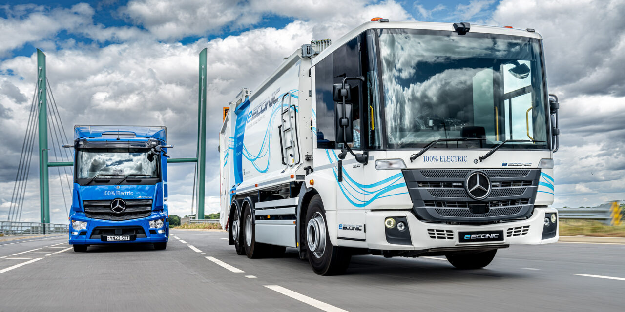 All-electric eEconic leads the Mercedes-Benz charge at Road Transport Expo