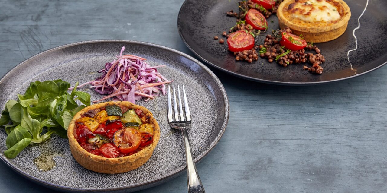 Two new Menuserve savoury tarts unveiled by Central Foods