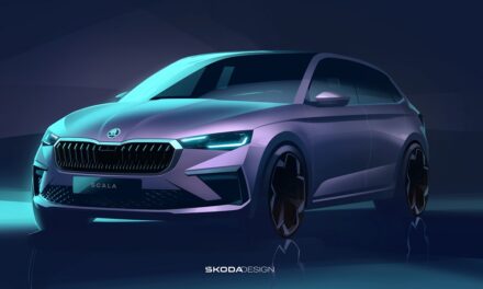 First glimpse of refreshed Škoda Scala and Škoda Kamiq