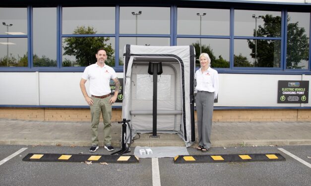 How an inflatable shelter is helping pump up Britain’s green ambitions.