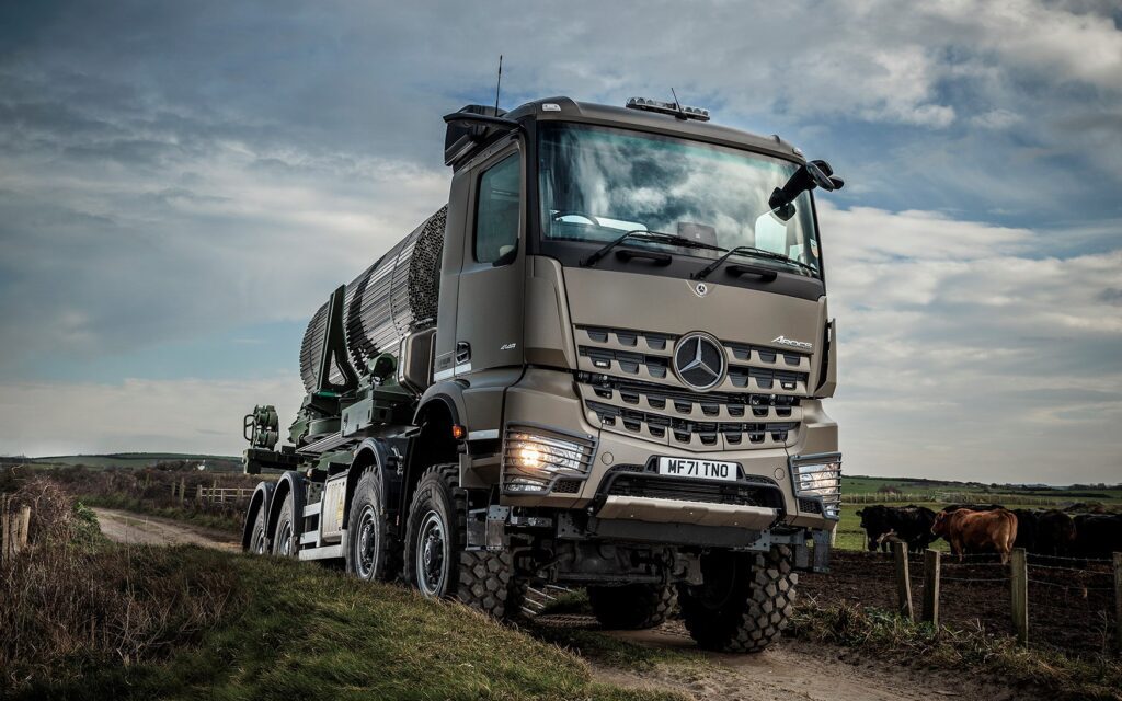 Mighty 8×8 Mercedes-Benz Arocs sets FAUN Trackway Limited on the firmest of ground for the future