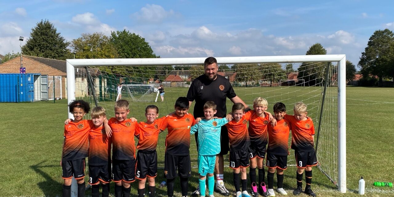 Vistry provides new football kit to youngsters at Nene Valley FC