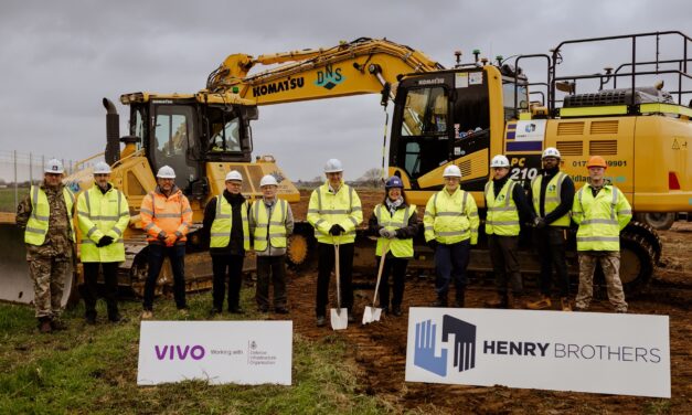 Henry Brothers and VIVO Defence break ground on £6m scheme at Gamecock Barracks