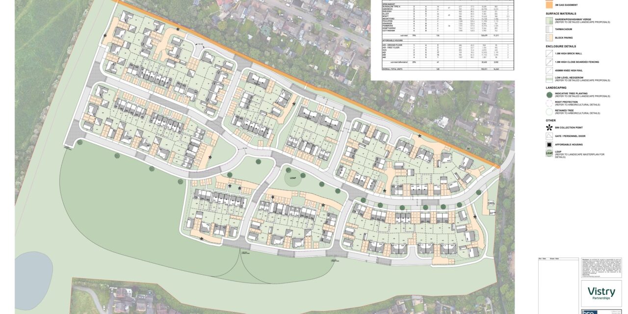 Vistry gets green light to build 165 new homes in Glen Parva with £834,000 investment in local services