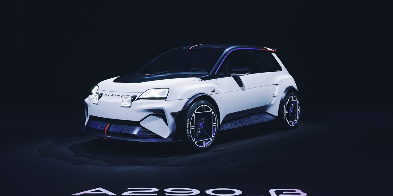 Future Alpine A290: three tailor-made Michelin tyres with exclusive marking
