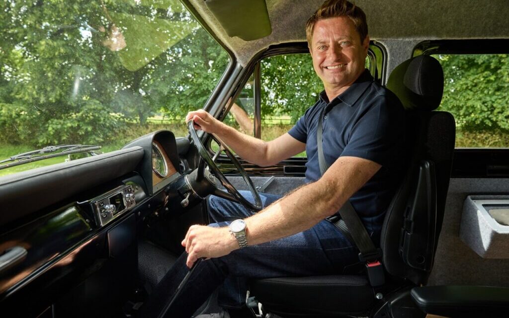eBay makes Goodwood hillclimb debut with TV star George Clarke behind the wheel of the eBay Lounge