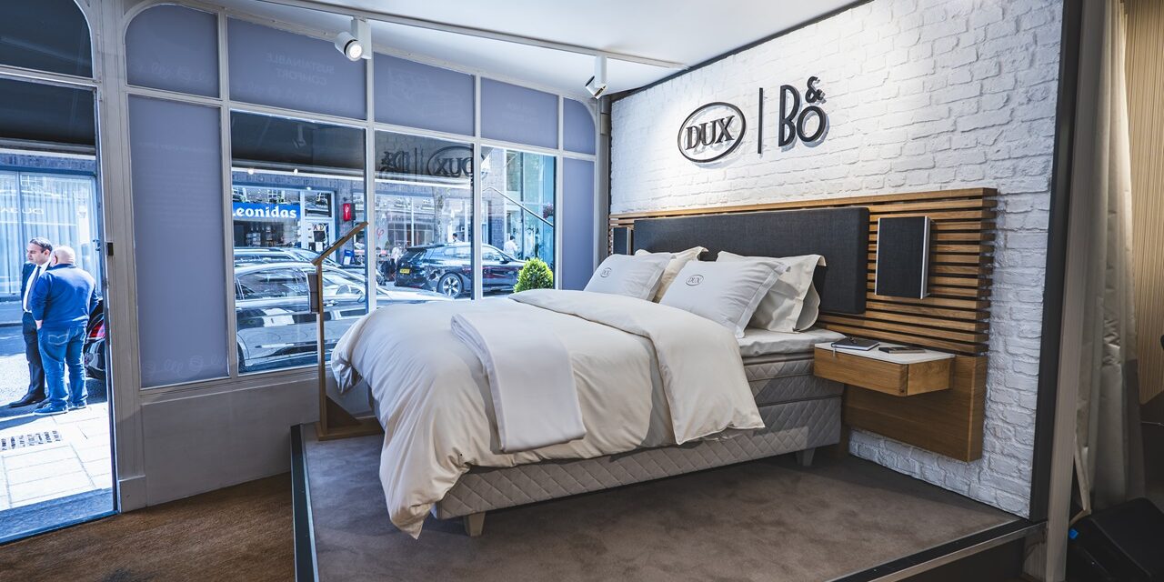 WHERE SLEEP AND SOUND MEET  DUX x Bang & Olufsen elevate luxury home living