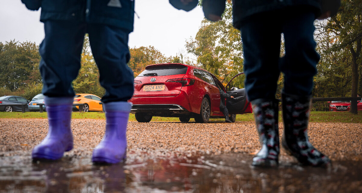 Toyota Corolla Touring Sport on location at Aldenham Country Park and Nower Wood.