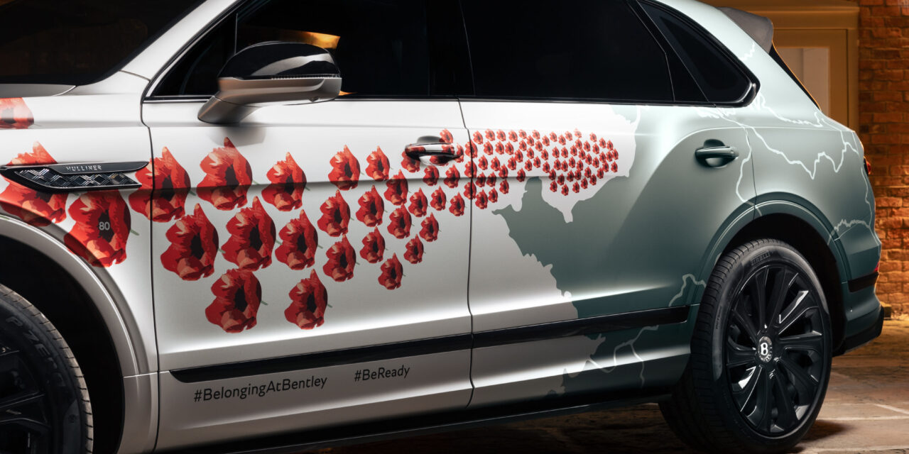 Unique Bentayga honours Remembrance Day and 80 years since D-Day