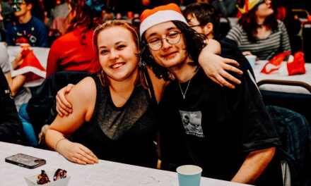 Young adults who grew up in care come together for community Christmas party in Burton