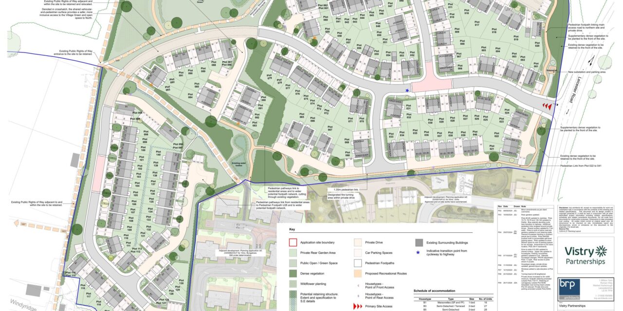 Vistry Group receives the green light and signs partnership deal to build 140 new homes on Leicester Road, Earl Shilton