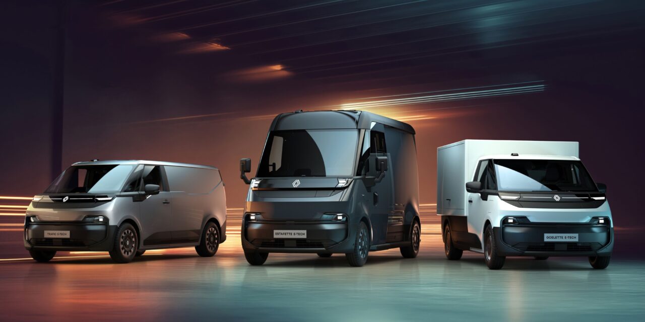 Renault present a new era in electric LCVs, with Estafette, Goelette and Trafic