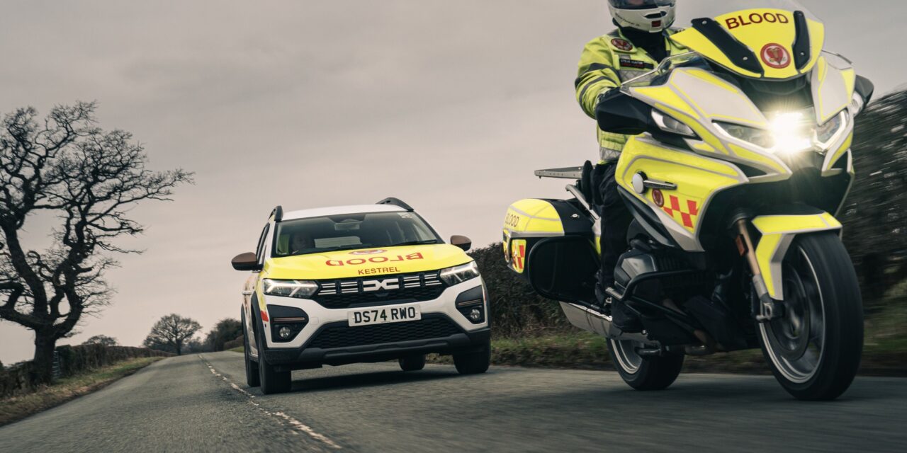 Dacia Jogger helps Blood Bikes deliver ‘a positive’ and vital service to NHS hospitals and patients