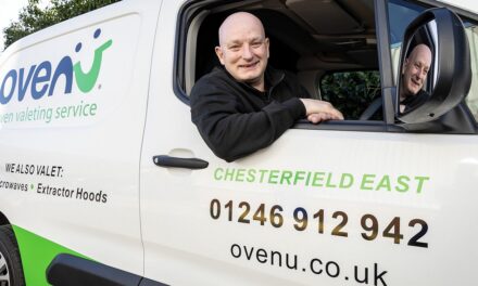 Former trucker Mark delivers a shine with oven cleaning service Ovenu Chesterfield East