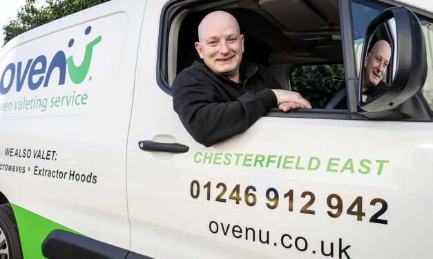 Former trucker Mark delivers a shine with oven cleaning service Ovenu Chesterfield East