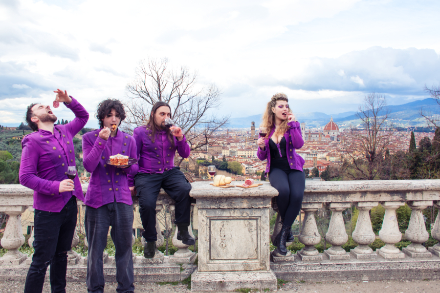 The recipe of a rock Renaissance: Italian band Violet Blend explore rock music habits in and around the home
