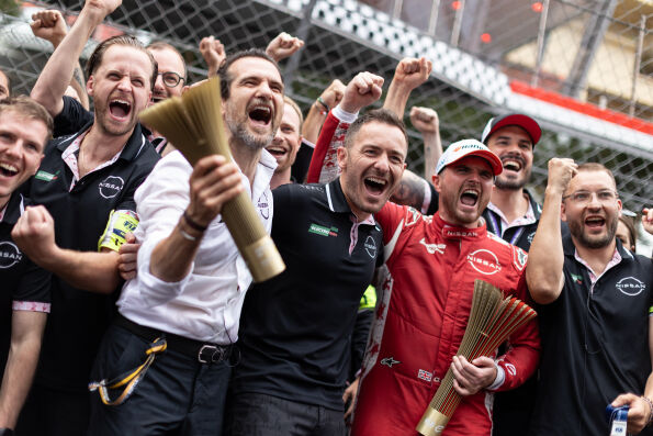 Nissan Formula E Team secures a win, a second place and a pole position across Monaco double-header