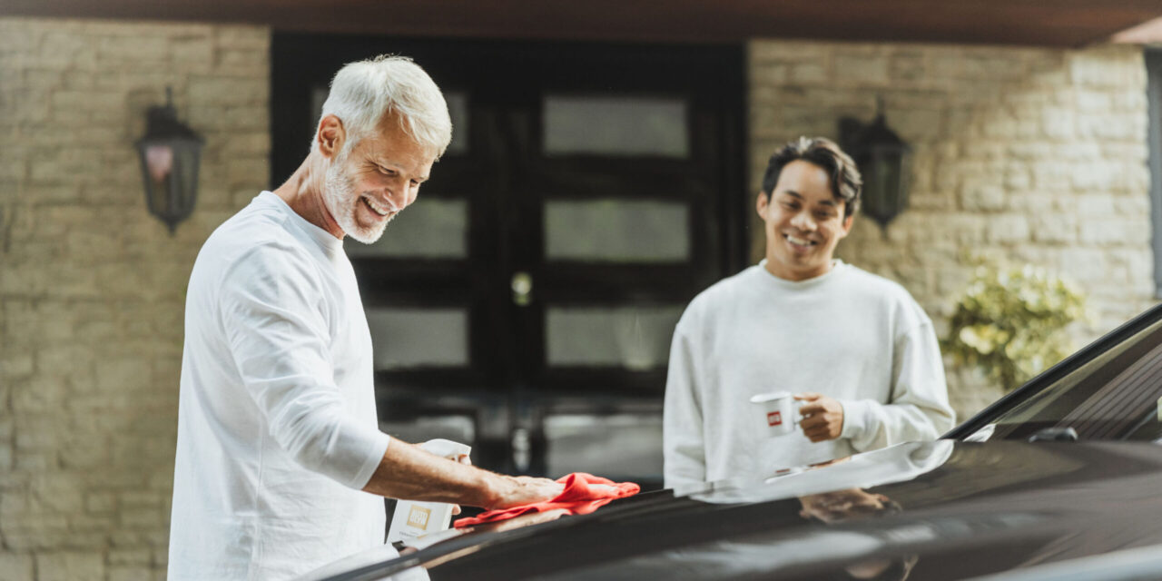 The perfect gift for dad this Father’s Day? Letting him wash the car!